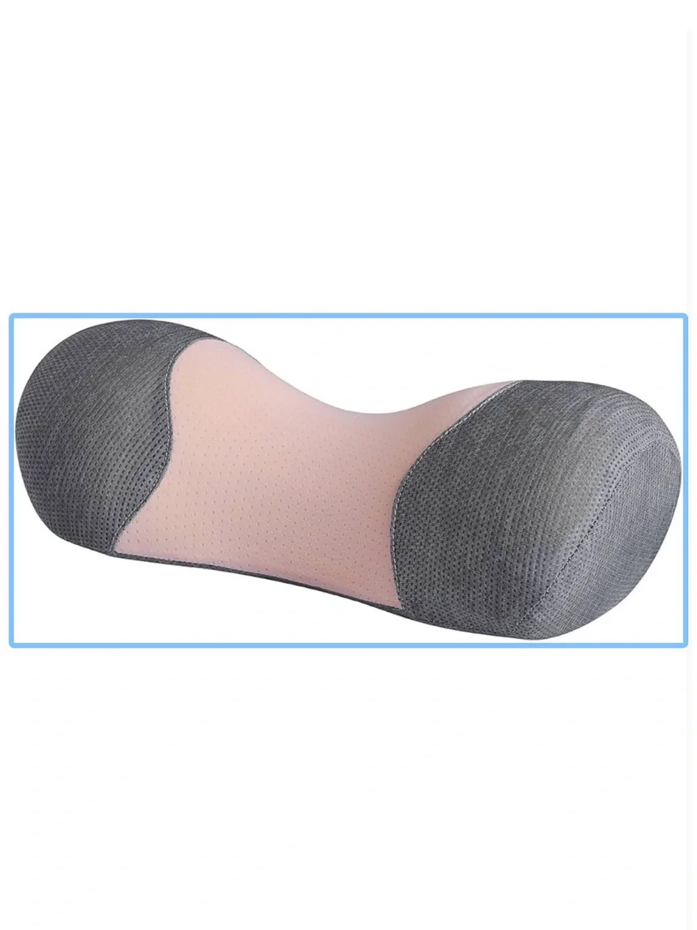 Bespilow Grey & Pink Comfort Breathable Cervical Neck Traction Support Pillow